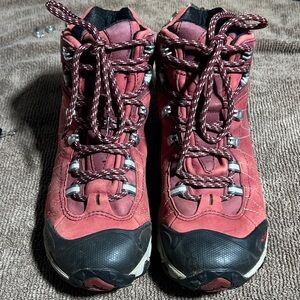OBOZ Red Hiking Boots, 8.5